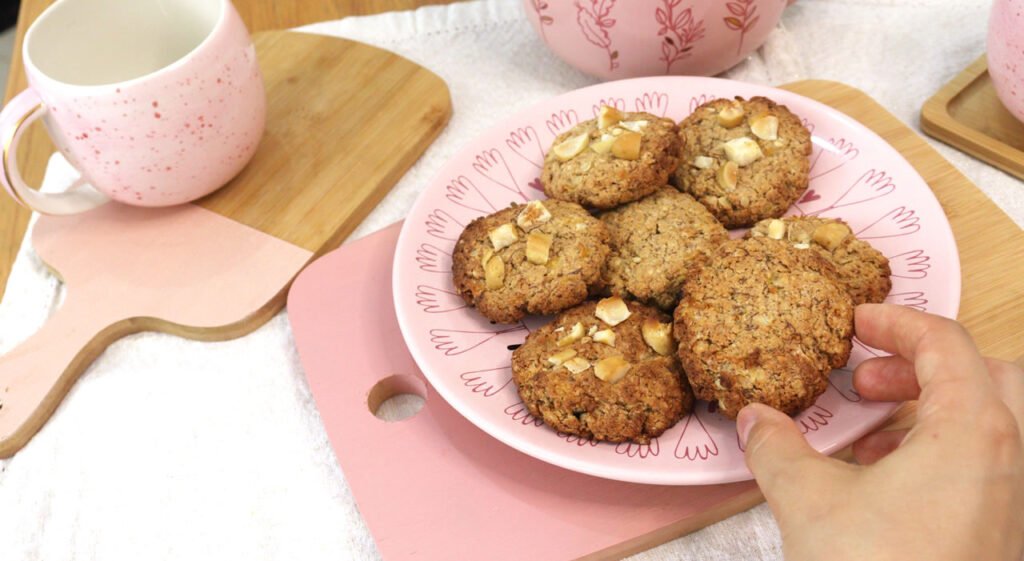Cookie de tahine rico em calcio para osteoporose e osteopenia