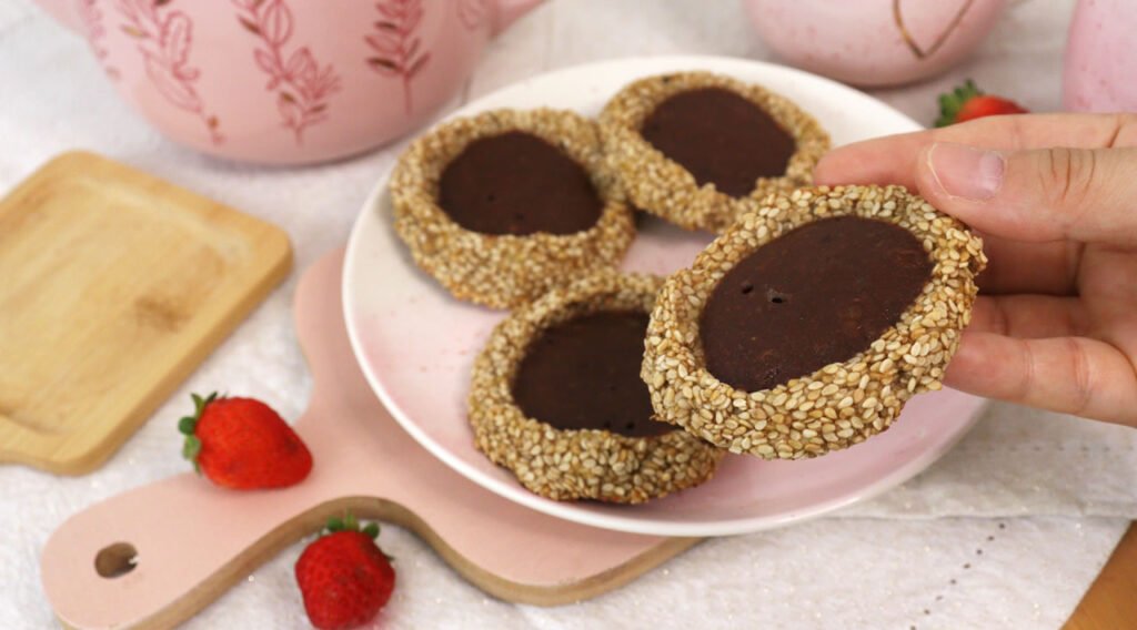 Receita de biscoito recheado pensando ao contrário